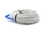 Simplex G652D Fiber Optic Butterfly Cable Ftth Drop Patch Cord With SC/UPC Connector